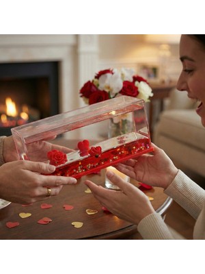 Lowell Home Ieg Batmayan Kalpli Güllü Akvaryum Hediyelik LWLHMRS-İEG4256