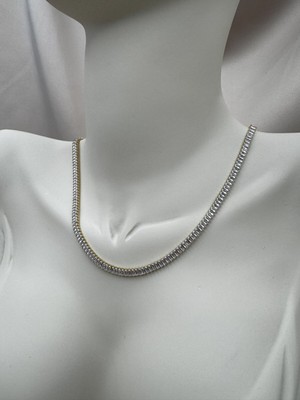 Luseda Gold Renk Baget VIP 40+5CM Ayarlanabilir Kolye