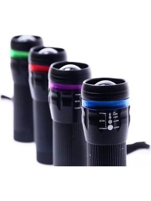 Lowell Home Şeritli Zoom Odaklı El Feneri Bigem BM-310 LWLHM-RSYT367