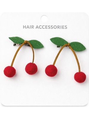 Laria Kirazlı 2'li Bebek Çocuk Pens Toka