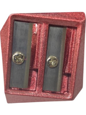 Tüftürük Çift Bölmeli Metal Kalemtraş