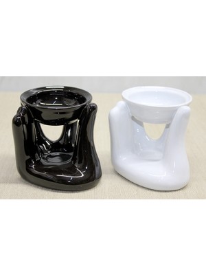 Lowell Home Ieg El Tasarımlı Seramik Buhurdanlık Model 1  LWLHMRS-İEG4256