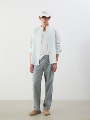 Lc Waikiki Yeni Sezon Rahat Kalıp Keten Görünümlü Erkek Pantolon