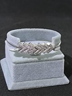 Vulwox Modern Pave Zigzag Bileklik