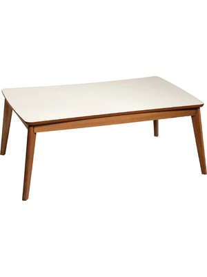 Furax Orta Sehpa Otantik Krem Ceviz