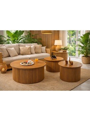 Furax Zigon Orta Sehpa Pena Meşe Meşe