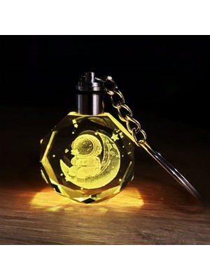 Lowell Home Ieg  Astronot Tasarımlı Renk Değiştiren Anahtarlık LWLHMRS-İEG4256