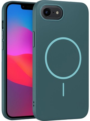 Lowell Home Ieg  iPhone 16E Broş Magsafe Kapak - Turkuaz LWLRSHM-76W5