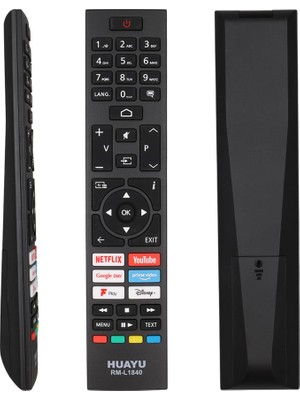 Huayu RM-L1840 Vestel Netflix Youtube Prime Video Google Play Disney+ Tuşlu LCD LED Tv Kumanda