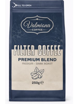 Öğütülmüş Filtre Kahve 250G – Medium Dark Roast Premium Blend
