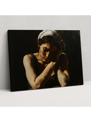 Popcas  Caravaggio Tarzı Dekoratif Tablo / Duvar Sanatı / Kanvas Duvar Tablosu