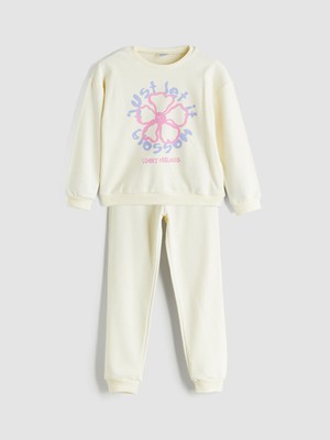Lc Waikiki Yeni Sezon Bisiklet Yaka Kız Çocuk Pijama Takımı