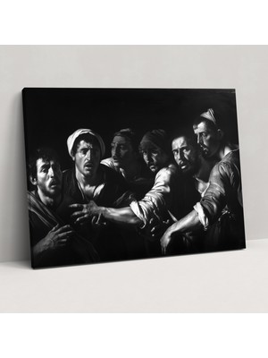 Popcas  Caravaggio Tarzı Dekoratif Tablo Ev Dekorasyonu Kanvas Tablo