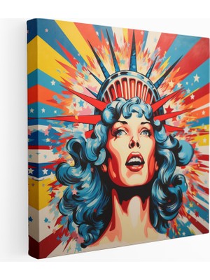 Popcas  Tuval Tablo: Pop Art Devrimi