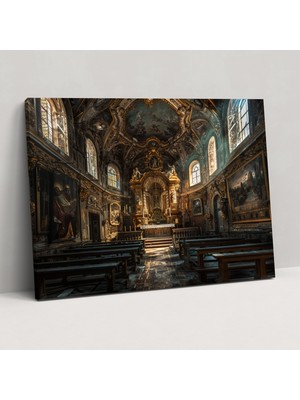 Popcas  Leonardo Da Vinci Duvar Dekorasyonu - Incil Sahneleri Kanvas Tablo - Ev Dekorasyonu Için Leonardo Da Vinci Duvar Sanatı