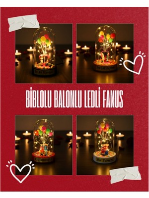 Lowell Home Ieg Biblolu Balonlu Ledli Fanus  LWLHMRS-İEG4256