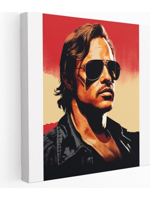 Popcas  Eski Tarz Baba Filmi Poster Kanvas Tablo - Baba Film Poster Film Tutkunları Duvar Dekorasyonu