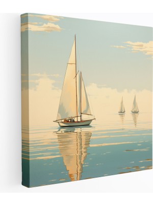 Popcas  Doğa Manzarası Kanvas Tablo Yüksek Kaliteli Ipek Mat Baskı