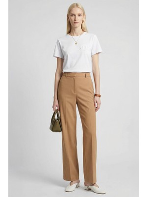 Rays 1615 Cırt Detay Palazzo Pantolon Camel