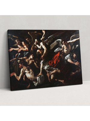 Popcas  Barok Tarzı Dekoratif Tablo / Duvar Sanatı / Kanvas Duvar Tablosu