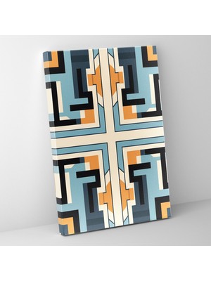 Popcas  Afro Desenli Kanvas Tablo Modern Dokunuş Ev Dekorasyonu