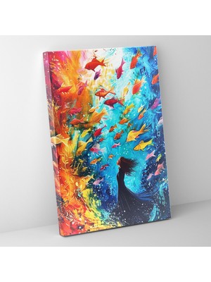 Popcas  Ashvin Harrison Sualtı Kanvas Tablo Ev Dekorasyonu