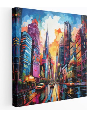 Popcas  Harika Graffiti Sokak Stili Kanvas Tablo Ev Dekorasyonu