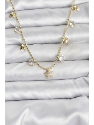 Lowell Home Ieg Pirinç Gold Renk Yıldız Model Kadın Kolye LWLBJ-RSIEG2346
