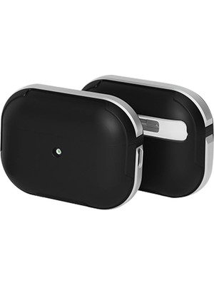 Lowell Home Ieg Movenchy Airpods Pro 2 (2.nesil) Mo-A8 Armor Kılıf - Gümüş LWLRSHM-76W5