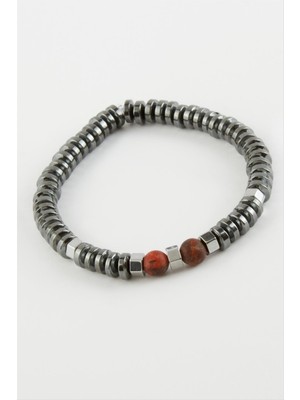 Lowell Home Ieg Hematit Ceyt Doğaltaş Bileklik LWLBJT-RSIEG327