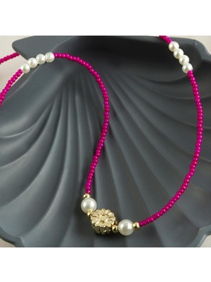 Lowell Home Ieg Inci Kum Boncuk Kolye LWLBJT-RSIEG327