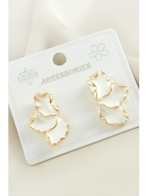 Lowell Home Ieg Bulut Mineli Metal Küpe LWLBJT-RSIEG327