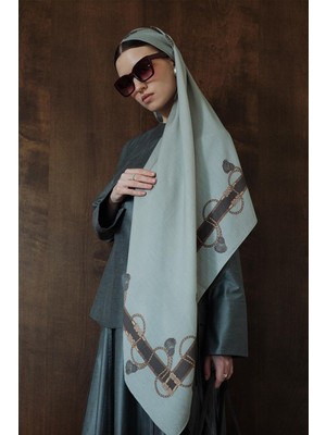 Jolamier Gümüş Neris Yün Ipek Şal