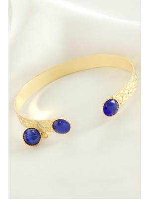 Lowell Home Ieg Sallantılı Cam Taşlı Kelepçe Bileklik LWLBJT-RSIEG327