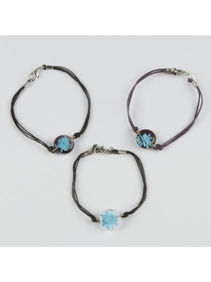 Lowell Home Ieg Çiçek Cam Bileklik LWLBJT-RSIEG327