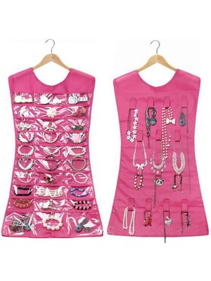 Lowell Home Ieg Elbise Şeklinde Takı Organizeri - Pembe LWLRSY-435RSIEG