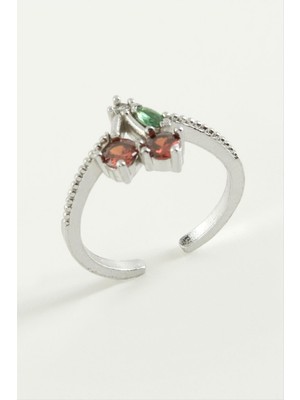 Lowell Home Ieg Kiraz Zirkon Taşlı Yüzük LWLBJT-RSIEG327