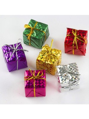 Lowell Home Ieg 12'li Hediye Paketi Figürlü Yılbaşı Ağaç Süsü LWLBJT-RSIEG327