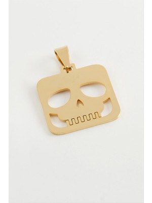 Lowell Home Ieg Kuru Kafa Çelik Kolye Ucu 2,5 cm LWLBJT-RSIEG327