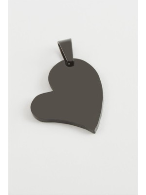 Lowell Home Ieg Kalp Isim Yazılabilir Çelik Kolye Ucu 2,5 cm LWLBJT-RSIEG327