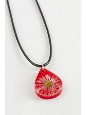 Lowell Home Ieg Papatya Oval Epoksi Kolye LWLBJT-RSIEG327