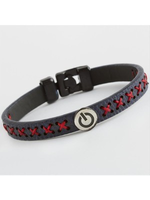 Lowell Home Ieg Kapatma Tuş Desenli Kaliteli Suni Deri Bileklik LWLBJT-RSIEG327