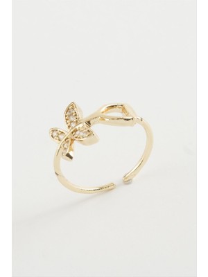 Lowell Home Ieg Kelebek Zirkon Taşlı Yüzük LWLBJT-RSIEG327