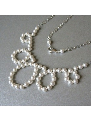 Ravinity 40 cm Uzunluğunda Krem Incili Kolye