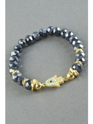 Lowell Home Ieg Ftm Ana Eli Zirkon Taşlı Kristal Bileklik LWLBJT-RSIEG327