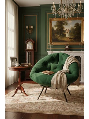 AVYNA Sovereıgn™ Duo Premium Tekli Koltuk Berjer | Minderli & Yastıklı Modern Tv ve Dinlenme Koltuğu