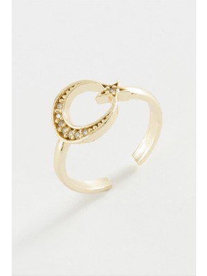 Lowell Home Ieg Ay Yıldız Zirkon Taşlı Yüzük LWLBJT-RSIEG327