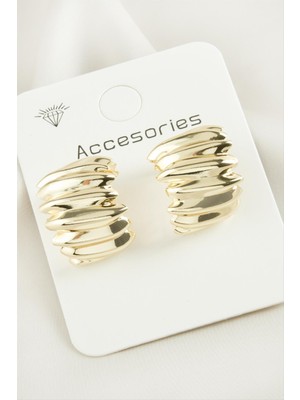 Lowell Home Ieg Burgulu Yeni Sezon Metal Küpe LWLBJT-RSIEG327