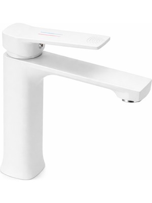 Fulcie Oscar Serisi Premium Beyaz Banyo Lavabo Bataryası - Modern Tasarım Lüks Banyo Armatürü