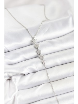 Lowell Home Ieg 316L Çelik Zincir Gümüş Renk Yıldız Model Y Kolye LWLBJ-RSIEG2346